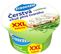 produkt - Syrokrém čerstvá chuť s pažítkou XXL 150 g