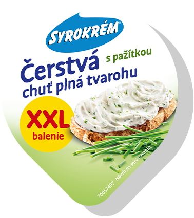 Syrokrém čerstvá chuť s pažítkou XXL 150 g